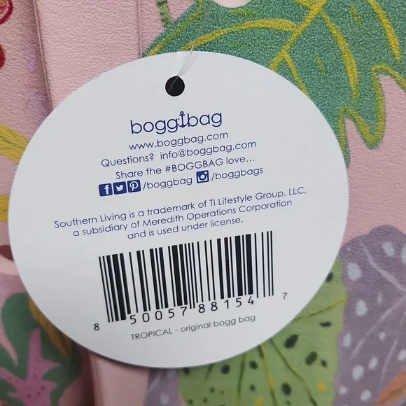 NEW Bogg Bag x Southern Living "Tropical" OG Large Bogg Bag READ DESCRIPTION - Picture 6 of 7